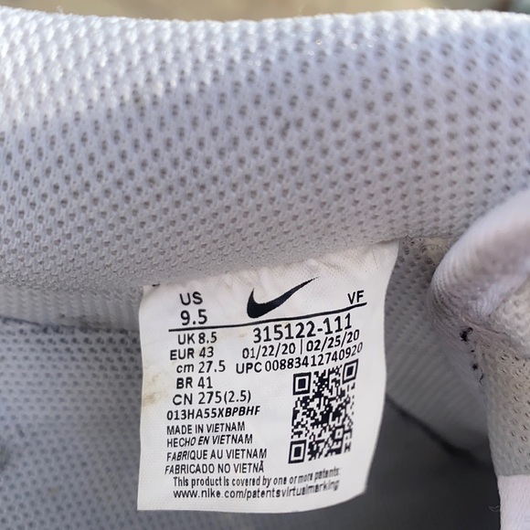 SIZE 9.5 men’s / 11 women’s NIKE AIR FORCE 1’s - Picture 4 of 9